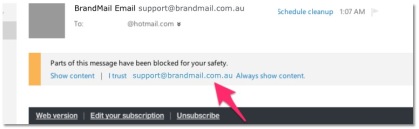 Outlook Email Whitelisting