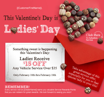 Toyota Valentines Day Email Marketing