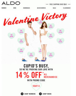 Aldo Valentine Email Marketing BrandMail