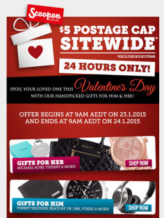 valentines day email marketing campaigns