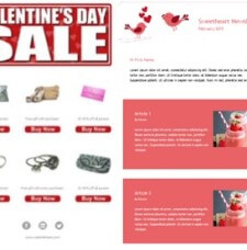 Valentines Day Email Marketing Templates