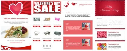 Valentines Day Email Marketing Templates